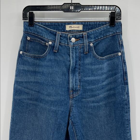 Madewell Women's Curvy Perfect Vintage Straight Jeans - Medium Wash - 27 - Picture 2 of 9